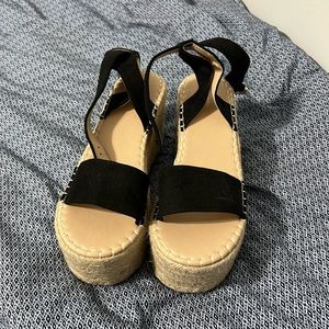 Platform espadrille sandals